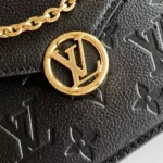 Louis Vuitton LV Women Wallet On Chain Rosy M13569-Black