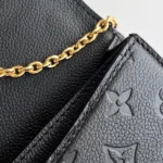 Louis Vuitton LV Women Wallet On Chain Rosy M13569-Black