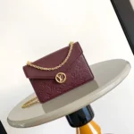 Louis Vuitton LV Women Wallet On Chain Rosy-Maroon M25814