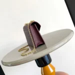 Louis Vuitton LV Women Wallet On Chain Rosy-Maroon M25814