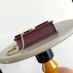 Louis Vuitton LV Women Wallet On Chain Rosy-Maroon M25814