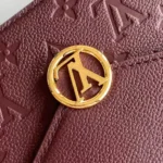 Louis Vuitton LV Women Wallet On Chain Rosy-Maroon M25814