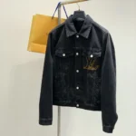 Louis Vuitton Men LV Denim Trucker Jacket 1AILKE