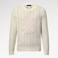 Louis Vuitton Men Long-Sleeved Cable-Knit Crewneck 1AHVOG