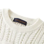 Louis Vuitton Men Long-Sleeved Cable-Knit Crewneck 1AHVOG