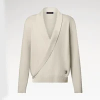 Louis Vuitton Men Shawl Collar Knit Jacket 1AHVNS