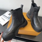 Louis Vuitton Women Ruby Flat Ankle Boot-Black