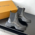 Louis Vuitton Women Ruby Flat Ankle Boot-Black