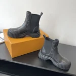 Louis Vuitton Women Ruby Flat Ankle Boot-Black