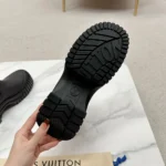 Louis Vuitton Women Ruby Flat Ankle Boots-Black 1AAM0J