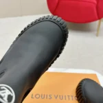 Louis Vuitton Women Ruby Flat Ankle Boots-Black 1AAM0J