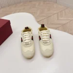 Gucci Unisex Shift Sneaker Light Yellow Fabric 857963AAF1Z