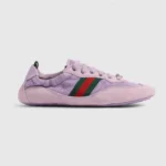 Gucci Unisex Shift Sneaker Lilac Fabric 857963AAF1Z