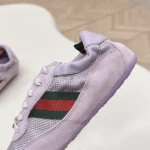 Gucci Unisex Shift Sneaker Lilac Fabric 857963AAF1Z