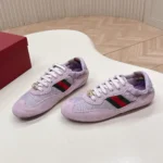 Gucci Unisex Shift Sneaker Lilac Fabric 857963AAF1Z