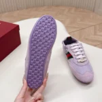Gucci Unisex Shift Sneaker Lilac Fabric 857963AAF1Z