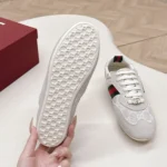 Gucci Unisex Shift Sneaker White GG Canvas 857963AAF2F