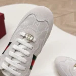 Gucci Unisex Shift Sneaker White GG Canvas 857963AAF2F