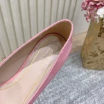 Gucci Women Ballet Flat With Half Horsebit Fuchsia Patent Leather