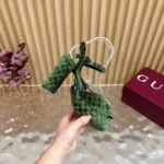 Gucci Women Platform Sandal With Horsebit Green Velvet 837395