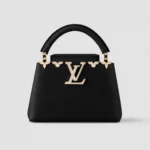 Louis Vuitton LV Women Capucines Mini Taurillon leather-Black M11342
