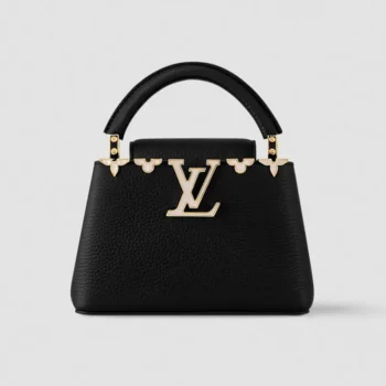 Louis Vuitton LV Women Capucines Mini Taurillon leather-Black M11342