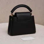Louis Vuitton LV Women Capucines Mini Taurillon leather-Black M11342