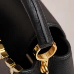 Louis Vuitton LV Women Capucines Mini Taurillon leather-Black M11342