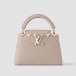 Louis Vuitton LV Women Capucines Mini Taurillon leather-Galet Gray M11341