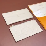 Louis Vuitton LV Women Pochette Félicie Monogram Empreinte-Beige M82363