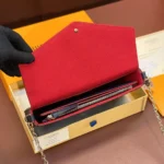 Louis Vuitton LV Women Pochette Félicie Monogram Empreinte-Navy