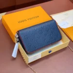 Louis Vuitton LV Women Pochette Félicie Monogram Empreinte-Navy