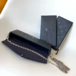 Louis Vuitton LV Women Pochette Félicie Monogram Empreinte-Navy M27048