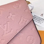 Louis Vuitton LV Women Pochette Félicie Monogram Empreinte-Pink M82608