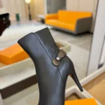 Louis Vuitton Women Legacy Ankle Boot-Black 1AIEUG