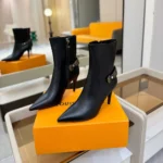 Louis Vuitton Women Legacy Ankle Boot-Black 1AIEUG