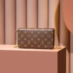 Louis Vuitton LV Women Pochette Félicie Monogram Coated Canvas-Brown M81896