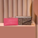 Louis Vuitton LV Women Pochette Félicie Monogram Coated Canvas-Brown M81896