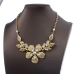 Chanel Women Choker Metal Resin Glass Pearls & Strass ABG616