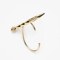 Chanel Women Earring Jewel Metal Glass Pearls & Resin ABG698B22498