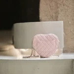 Chanel Women Heart Bag Lambskin Gold-Tone Metal-Light Pink AS5764