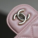 Chanel Women Heart Bag Lambskin Gold-Tone Metal-Light Pink AS5764