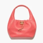 Chanel Women Hobo Handbag Calfskin Gold-Tone Metal-White AS5976