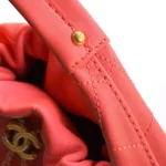 Chanel Women Hobo Handbag Calfskin Gold-Tone Metal AS5976