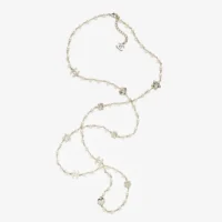 Chanel Women Long-necklace Metal Glass Pearls & Diamantés ABG567