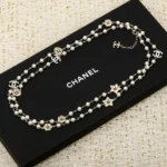 Chanel Women Long-necklace Metal Glass Pearls & Diamantés ABG567
