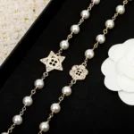 Chanel Women Long-necklace Metal Glass Pearls & Diamantés ABG567
