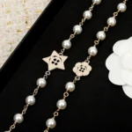 Chanel Women Long-necklace Metal Glass Pearls & Diamantés ABG567