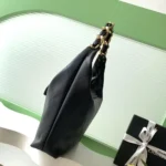 Chanel Women Maxi Hobo Bag Shiny Calfskin Gold-Tone Metal-Black AS5839