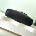 Chanel Women Maxi Hobo Bag Shiny Calfskin Gold-Tone Metal-Black AS5839